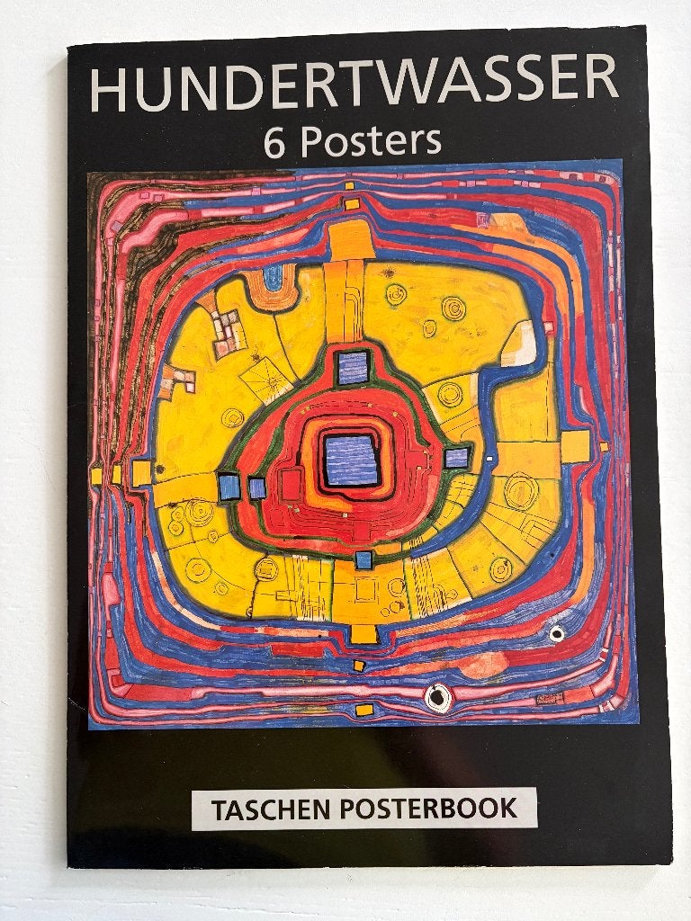 Hundertwasser 6 posters Taschen posterbook kunstboek, Boeken, Ophalen of Verzenden, Zo goed als nieuw, Schilder- en Tekenkunst