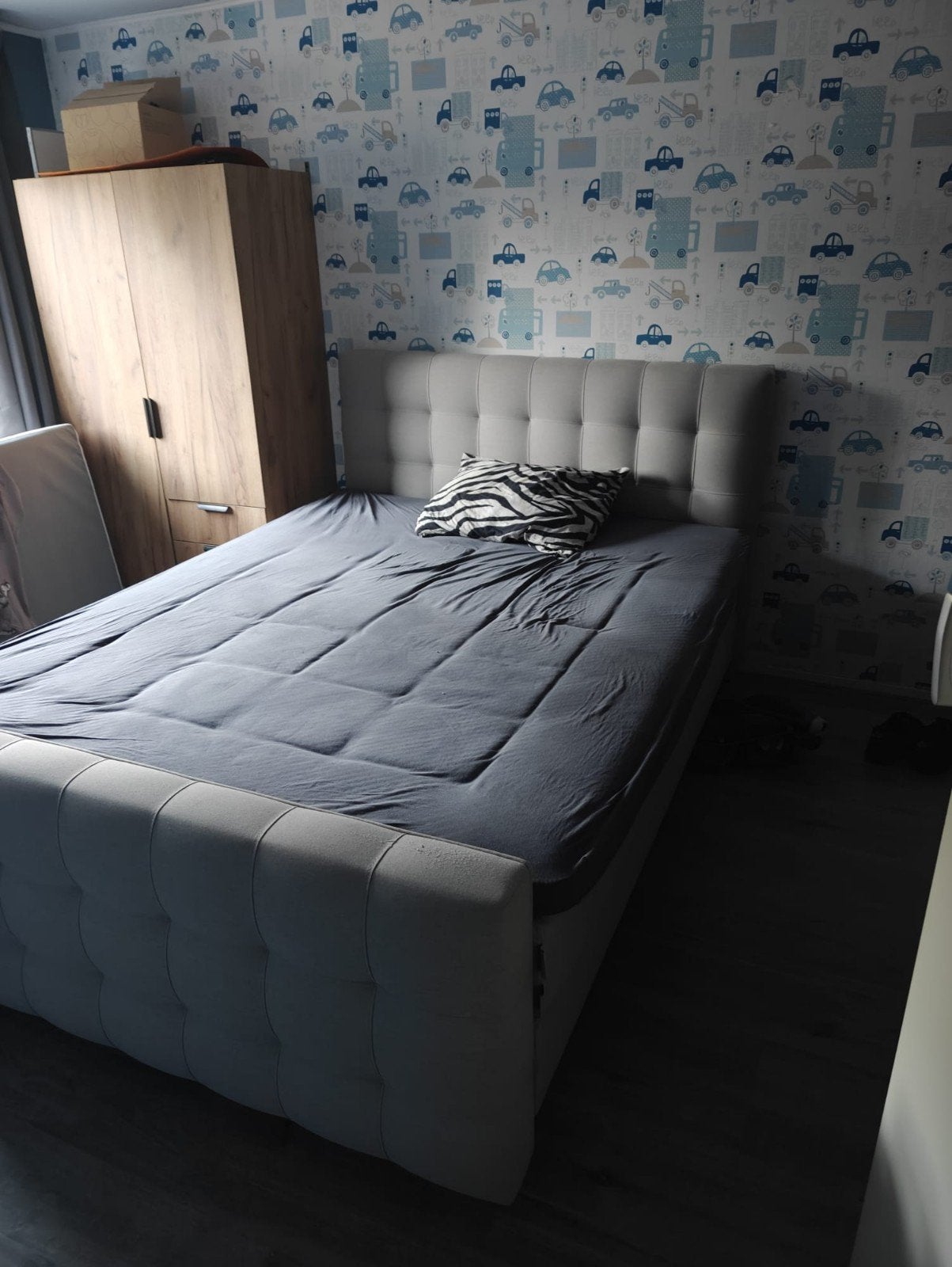 boxspring 160x200, Huis en Inrichting, Slaapkamer | Boxsprings, Ophalen, Gebruikt, Tweepersoons, 200 cm