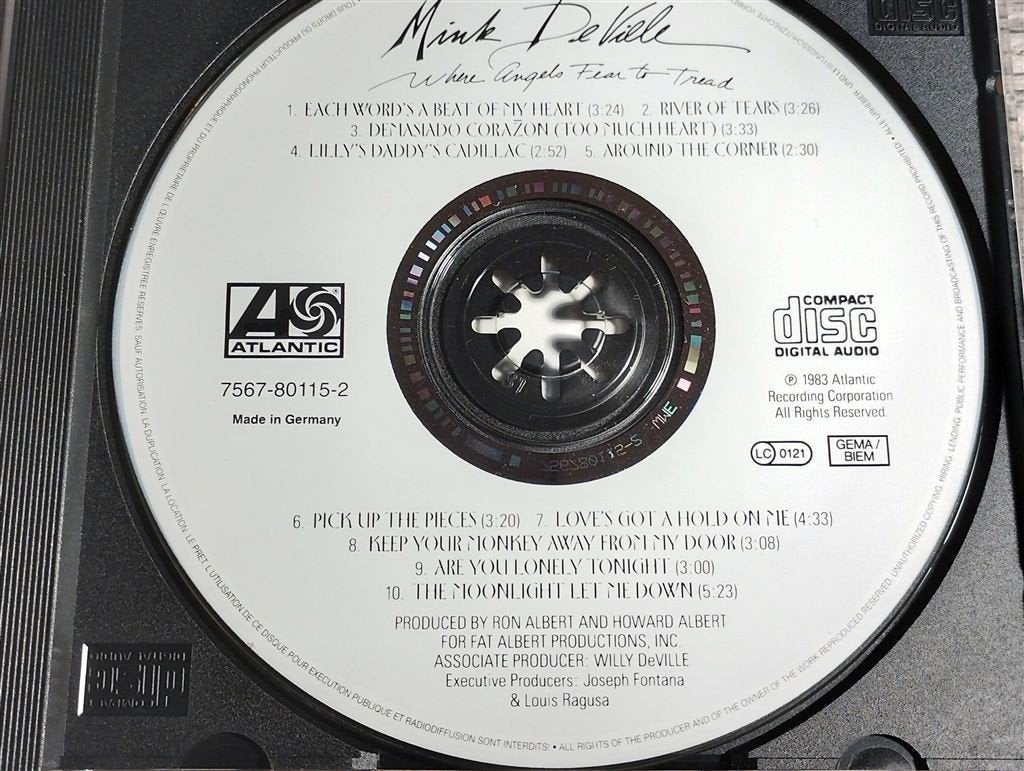 Mink DeVille ‎- Where Angels Fear To Tread, Ophalen of Verzenden, Zo goed als nieuw, Jazz
