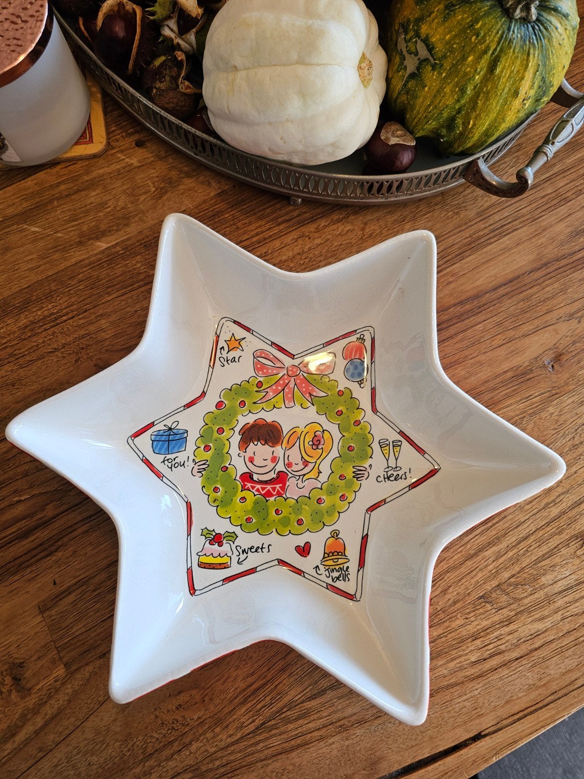 Blond Amsterdam kerst schaal, Ophalen of Verzenden, Nieuw