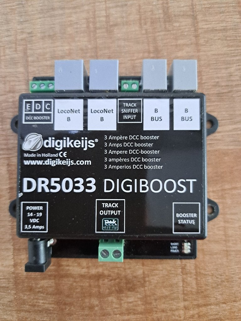 Digikeijs Digiboost DR5033, Overige merken, Transformator of Voeding, Gebruikt, Gelijkstroom