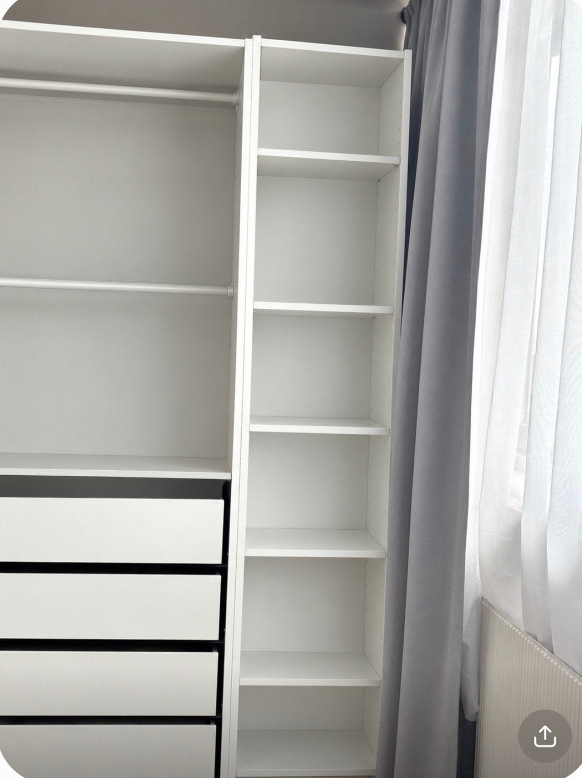 IKEA Boekenkast 40x28x202 cm - moet weg !, Met plank(en), Minder dan 50 cm, 200 cm of meer, Ophalen of Verzenden