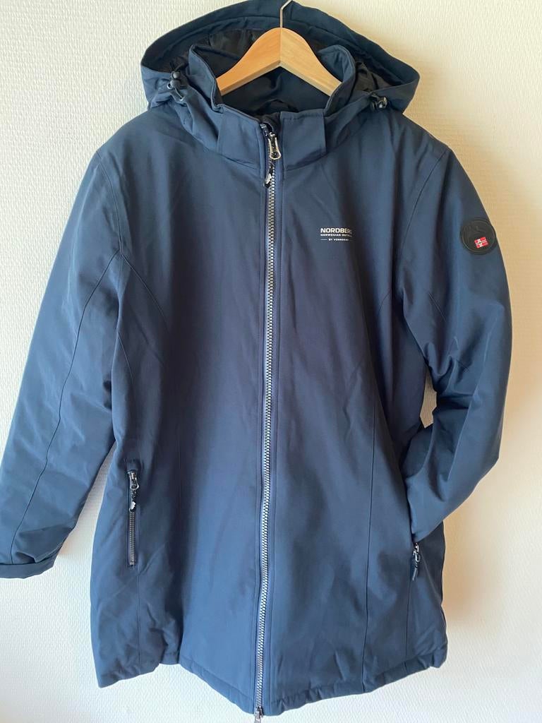 Als nieuw waterdicht jas Nordberg Helga. Maat XL. Blauw, Kleding | Dames, Jassen | Winter, Ophalen of Verzenden, Zo goed als nieuw