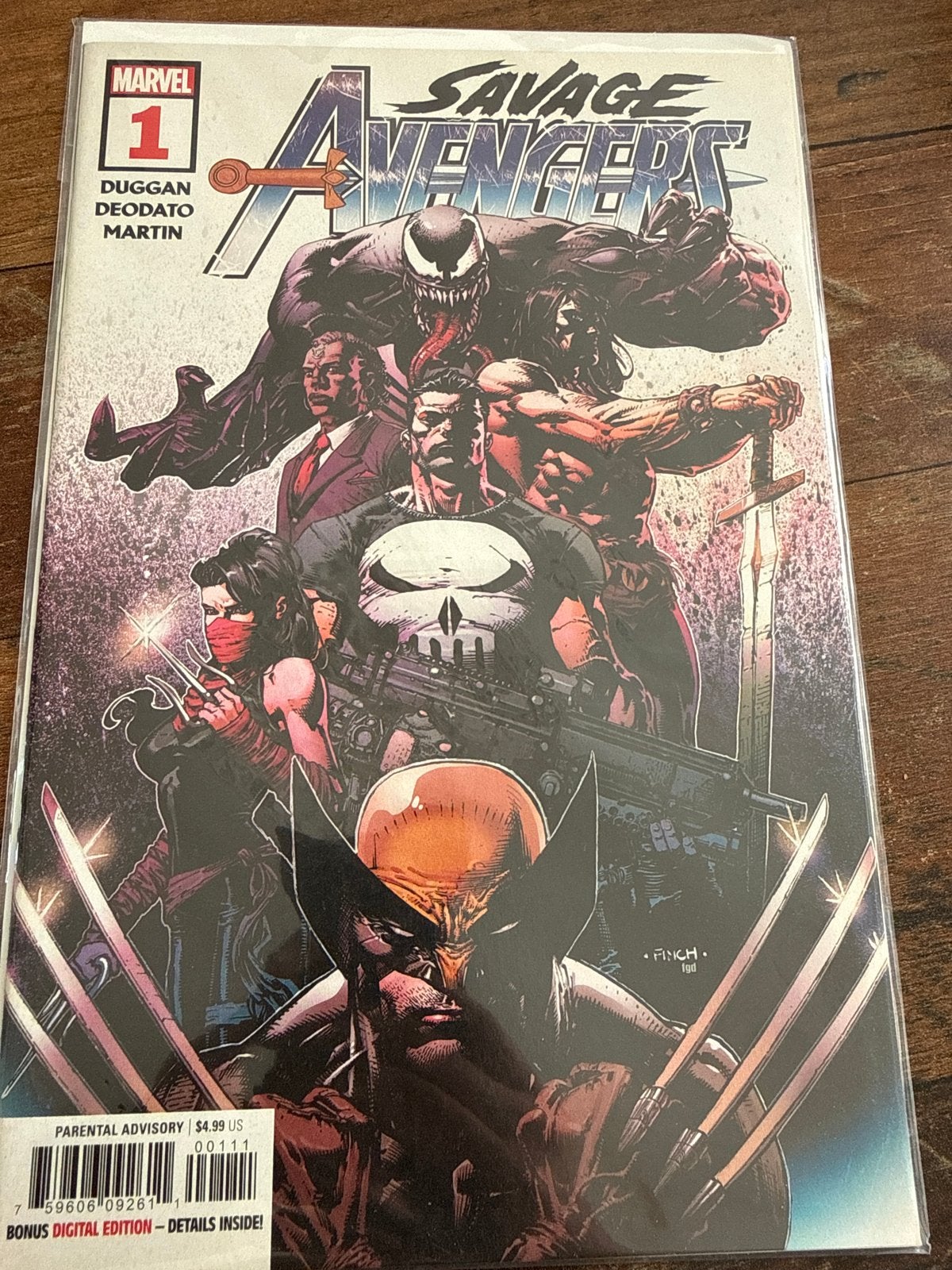 Savage Avengers #1 Marvel Comic - Nieuwstaat, Boeken, Strips | Comics, Nieuw, Eén comic, Amerika, Ophalen of Verzenden
