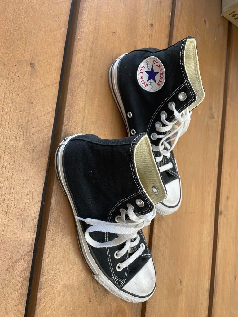 Converse Allstar mt39,5, Kleding | Dames, Schoenen, Ophalen of Verzenden, Zo goed als nieuw, Zwart, Sneakers of Gympen