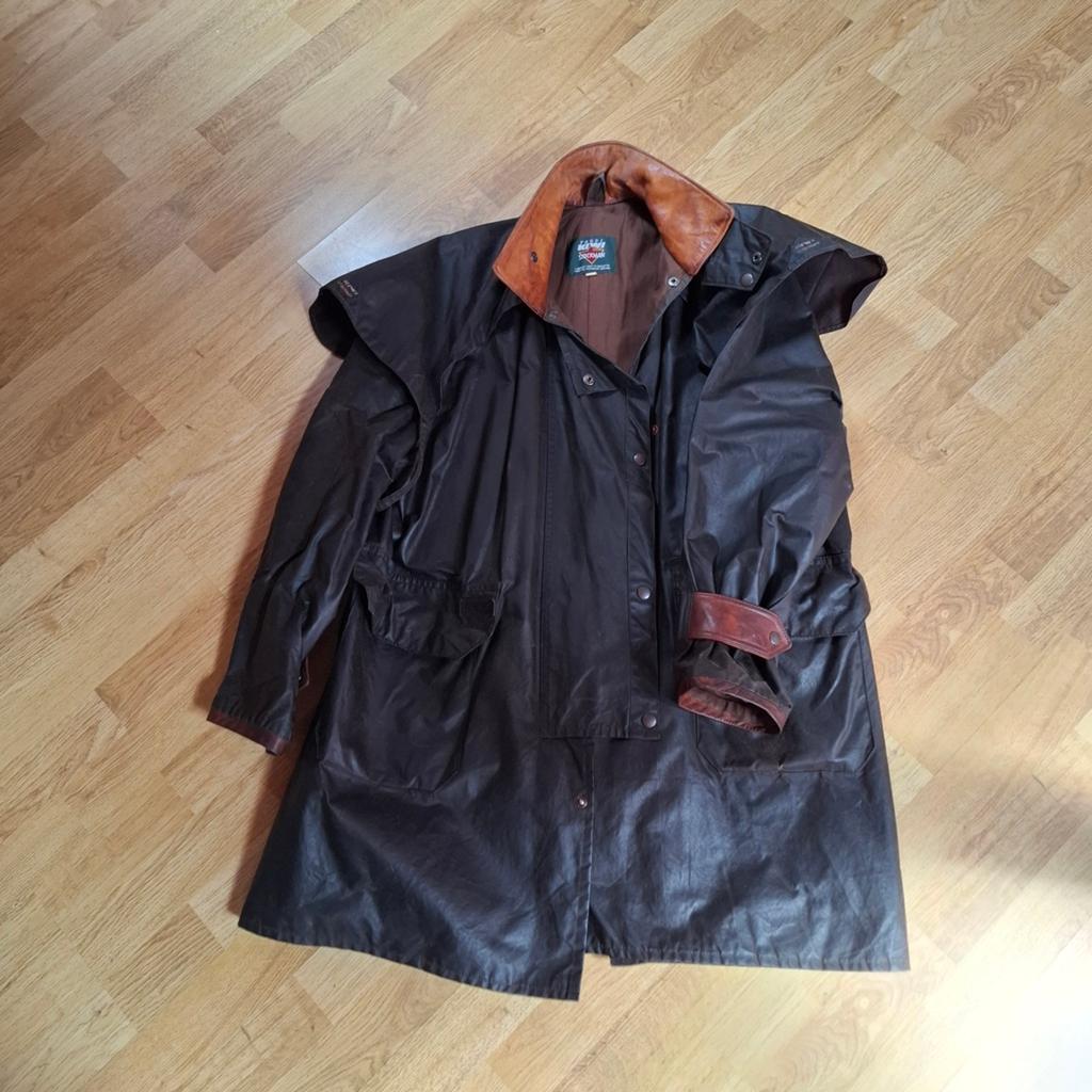 Unisex waxjas maat M met leren afwerking, Ophalen of Verzenden, Zo goed als nieuw, Toggi Kiwi Stockman