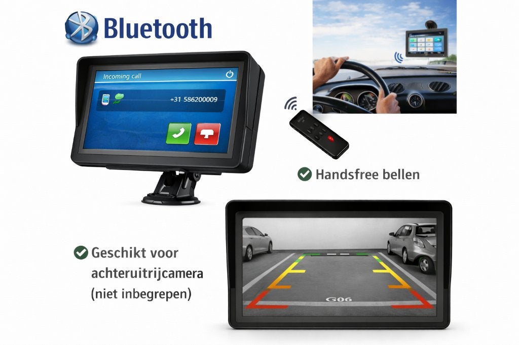 Foto 8 van 7 inch Vrachtwagen, Camper GPS Navigatie.BLUETOOTH, AVIN,16G