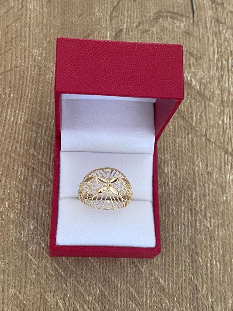 14 karaat gouden ring 585 goud, -, -, Nieuw, Ophalen of Verzenden