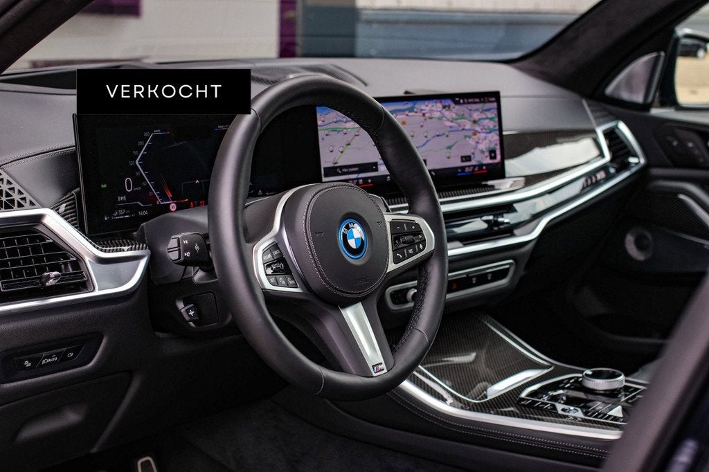 BMW X5 XDrive50e M-Sport Pro *Sky-Lounge*B&W*M-Stoelen*Achte, Gebruikt, 2395 kg, Zwart, Bedrijf