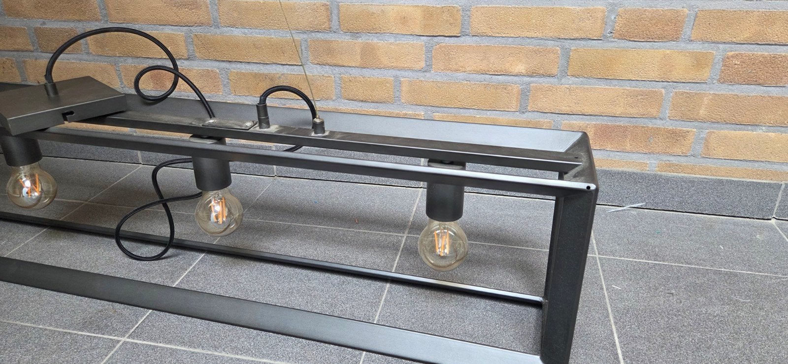 Industriële hanglamp, Ophalen, Zo goed als nieuw, Metaal, Minder dan 50 cm