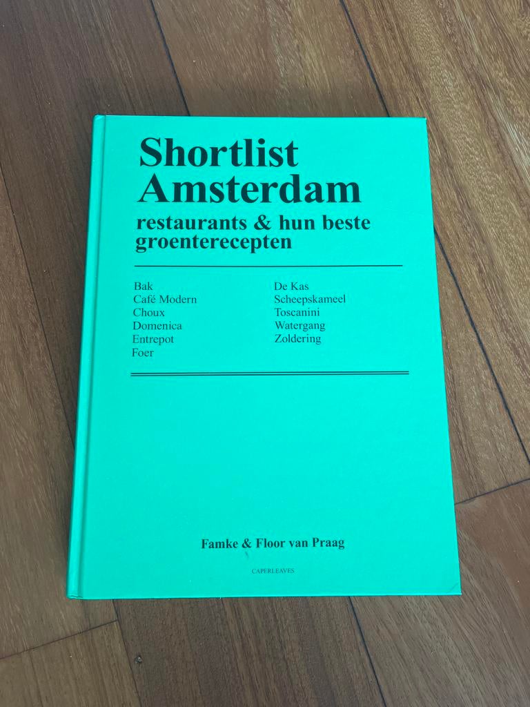 Shortlist Amsterdam: Restaurants & Groenterecepten, Boeken, Kookboeken, Ophalen, Hoofdgerechten, Vegetarisch, Zo goed als nieuw