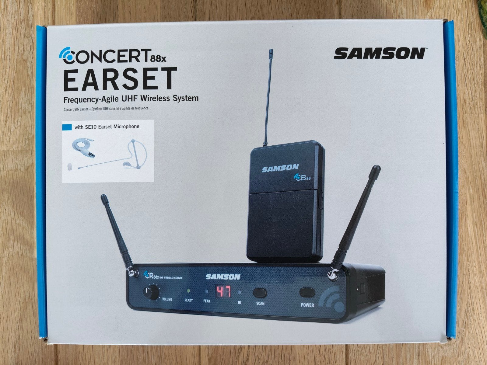 Samson Concert88x met SE10 microfoon, Ophalen of Verzenden, Zo goed als nieuw, Zangmicrofoon, Draadloos