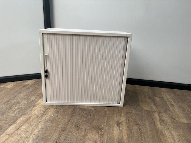 Metalen roldeurkast 70 x 80 wit, Huis en Inrichting, Kasten | Ladekasten, Ophalen, Gebruikt, 50 tot 100 cm, Minder dan 100 cm