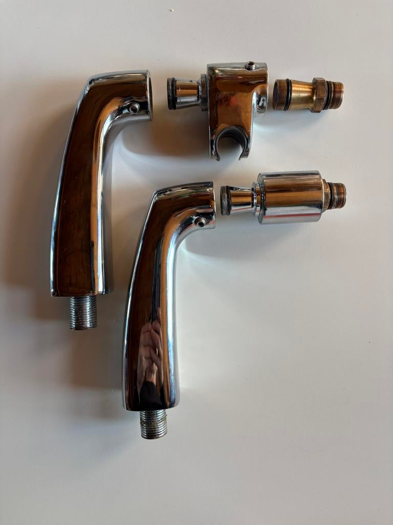 Staande koppelingen Grohe Grohterm 2000, Ophalen of Verzenden, Gebruikt, Chroom, Bad