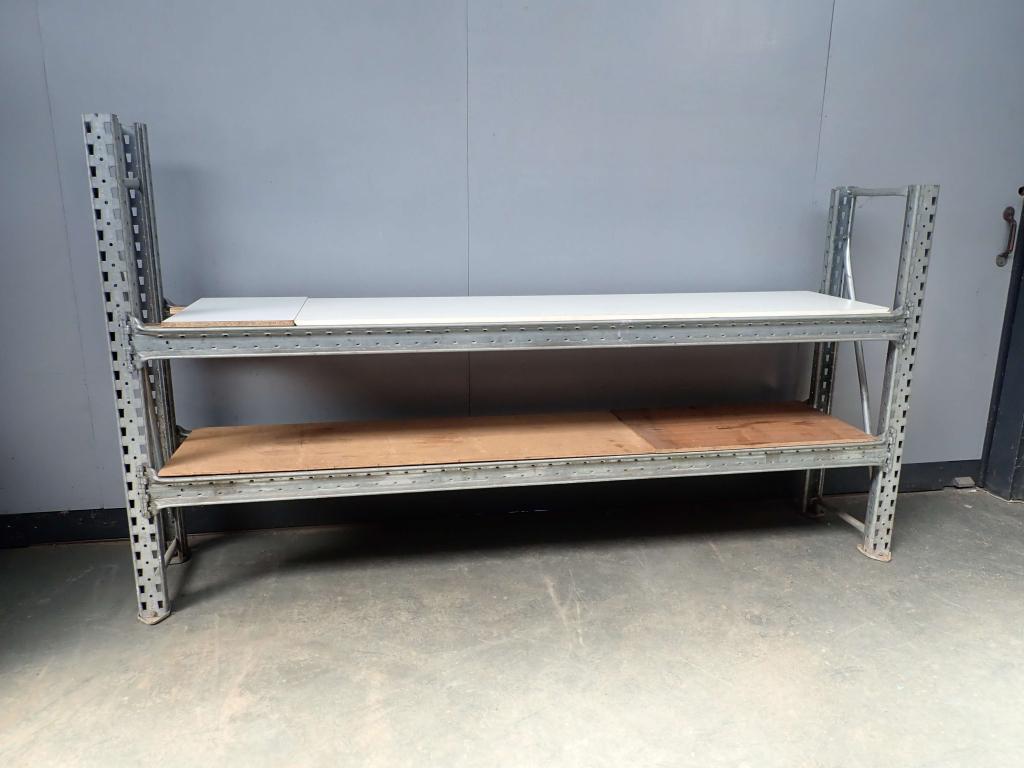 Werkbank van 290cm breed / Stelling / Palletstelling, Doe-het-zelf en Verbouw, Niet ingevuld, Gebruikt, Niet ingevuld, Ophalen of Verzenden