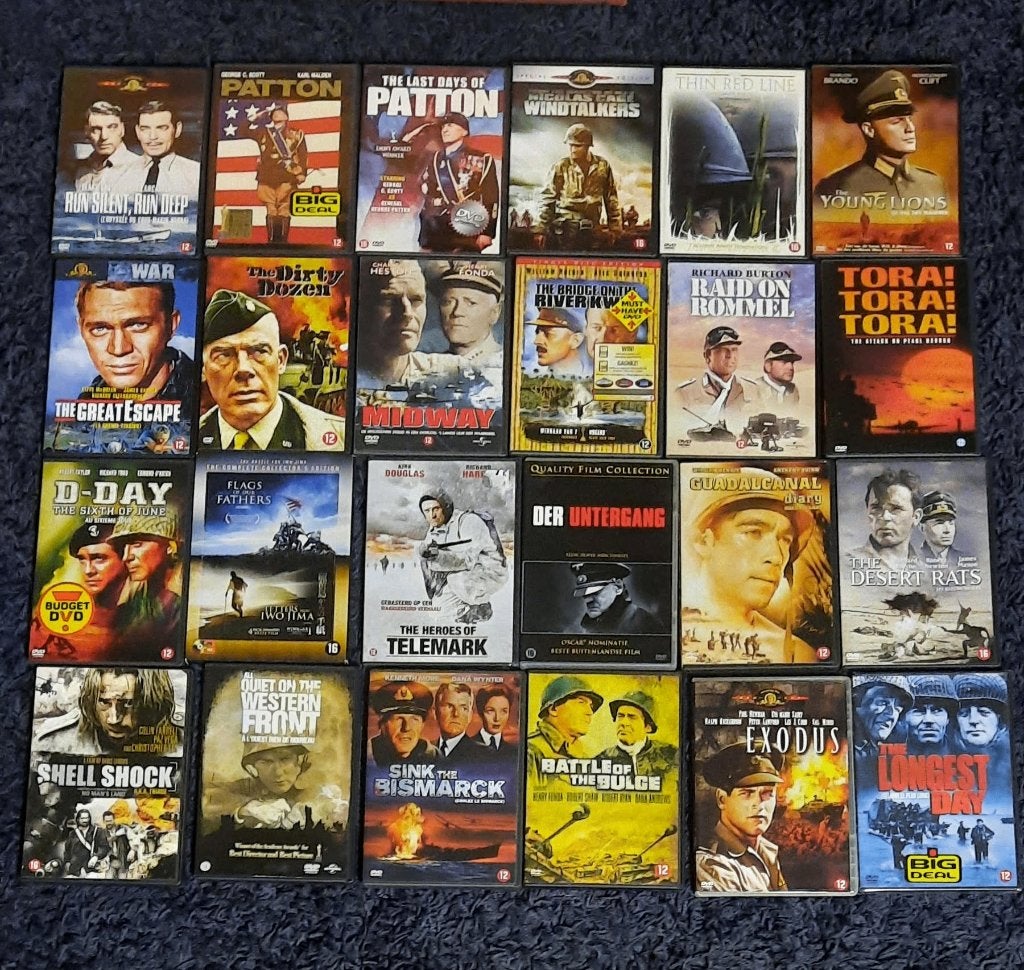 24 oorlog dvd's, Engels, Vanaf 16 jaar, Nederlands, Ophalen of Verzenden