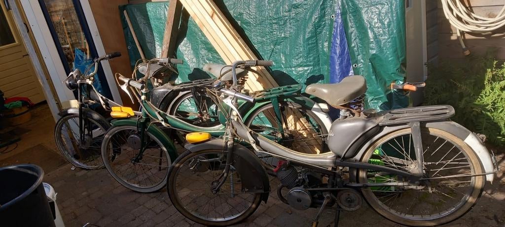 Kaptein mobylette fietsomatic, Fietsen en Brommers, Brommers | Oldtimers, Puch, Maximaal 45 km/u, Ophalen