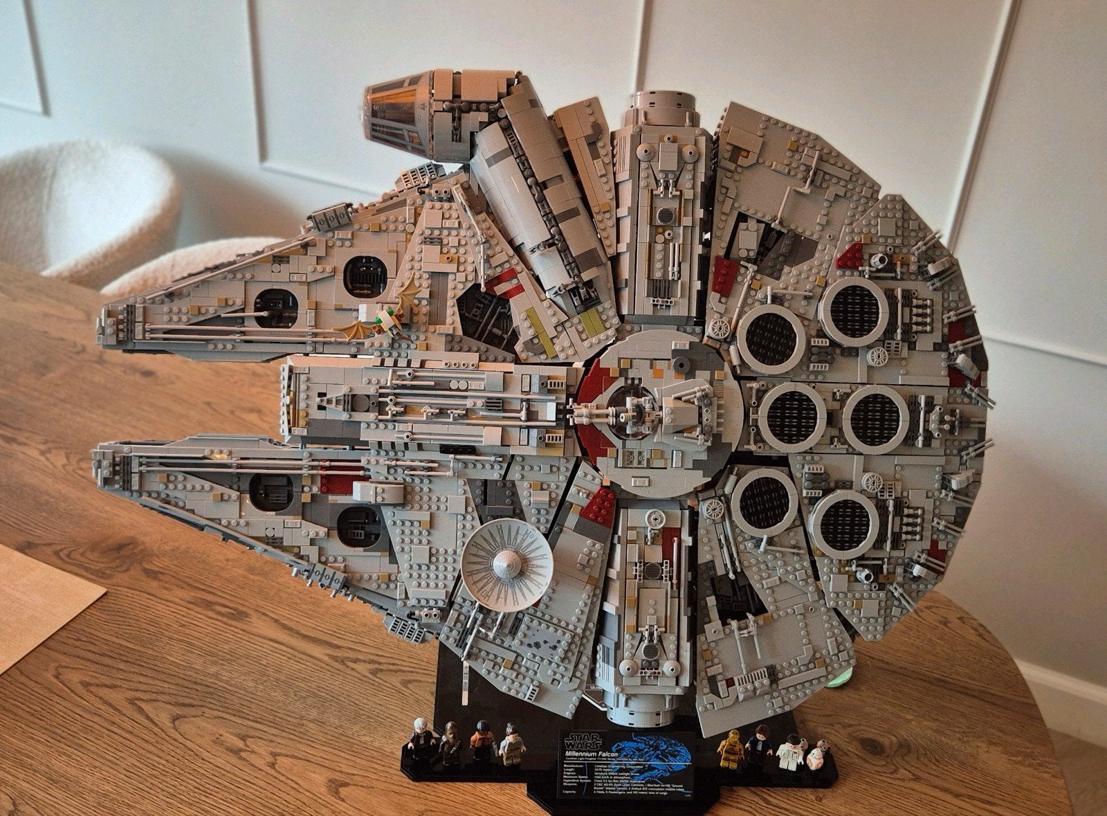 Lego Millennium Falcon UCS 75192 opgebouwd met display, Kinderen en Baby's, Ophalen, Star Wars, Lego, Zo goed als nieuw