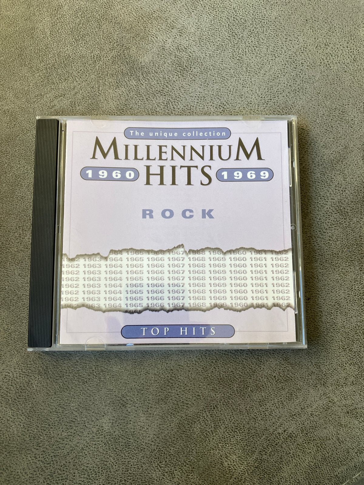 Millennium Hits 1960-1969 Rock CD - The Unique Collection, Ophalen of Verzenden, Zo goed als nieuw, Classic Rock, Verzamelalbum