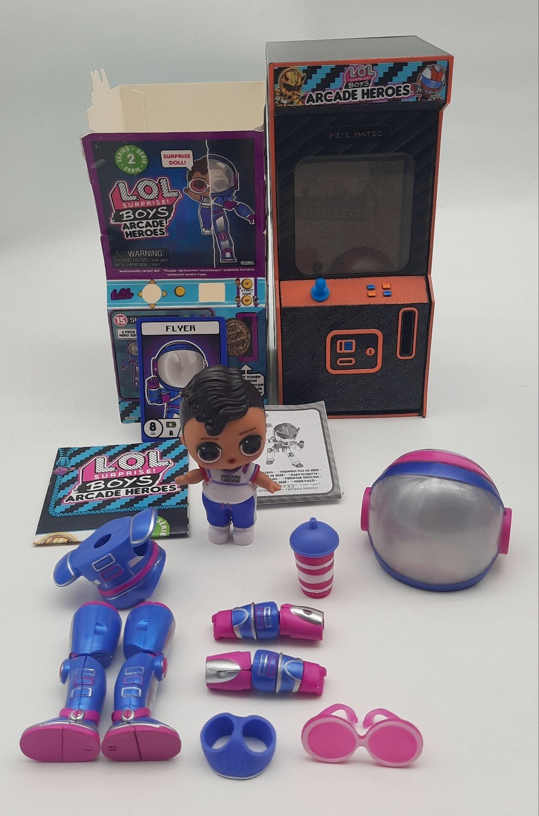 L.O.L. Surprise Boys Arcade Heroes Serie 2 Bro Cheer, Ophalen of Verzenden, Zo goed als nieuw, Overige typen