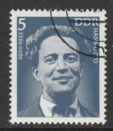 DDR 1975 2025 H Otto, Gest, Ophalen of Verzenden, DDR, Gestempeld
