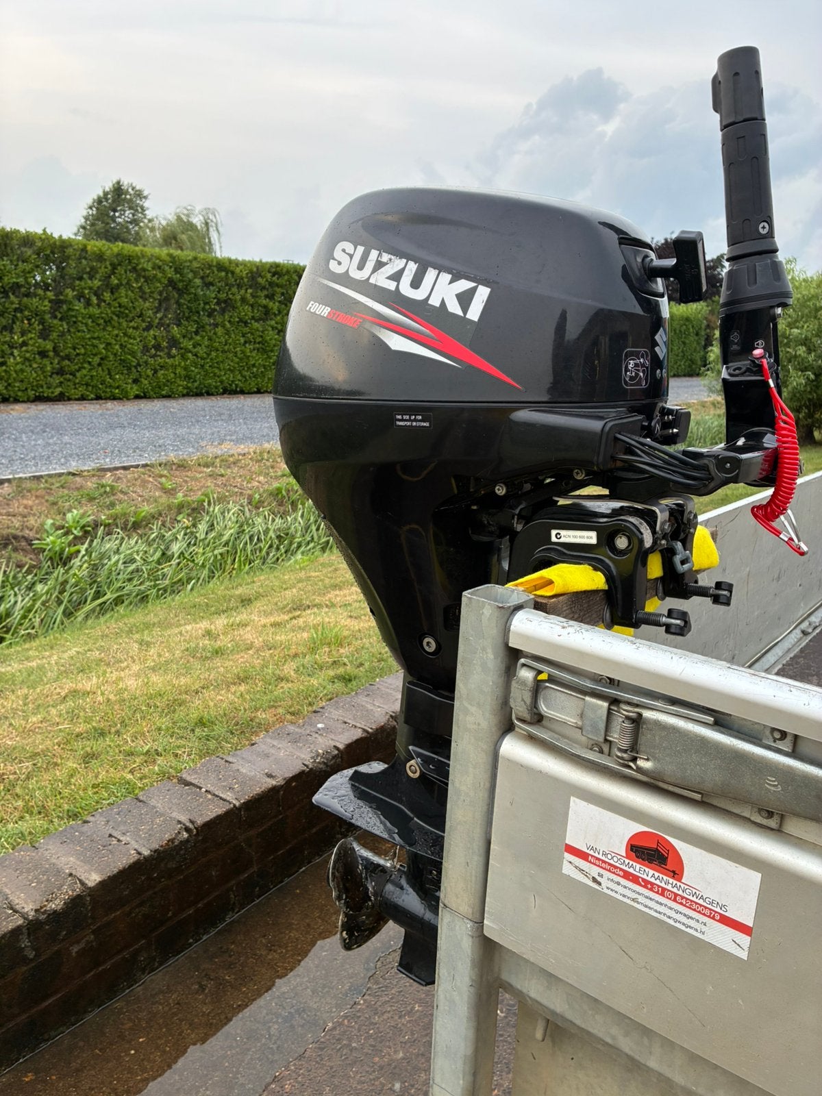 Suzuki 8pk 4-takt, Watersport en Boten, Buiten- en Binnenboordmotoren, Ophalen, 5 tot 10 pk, Viertaktmotor, Zo goed als nieuw