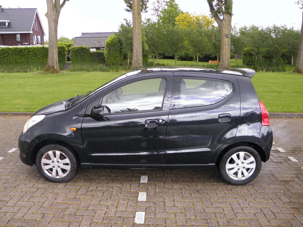 Suzuki Alto 1.0 2009 Zwart, Voorwielaandrijving, Stof, 4 stoelen, Handgeschakeld
