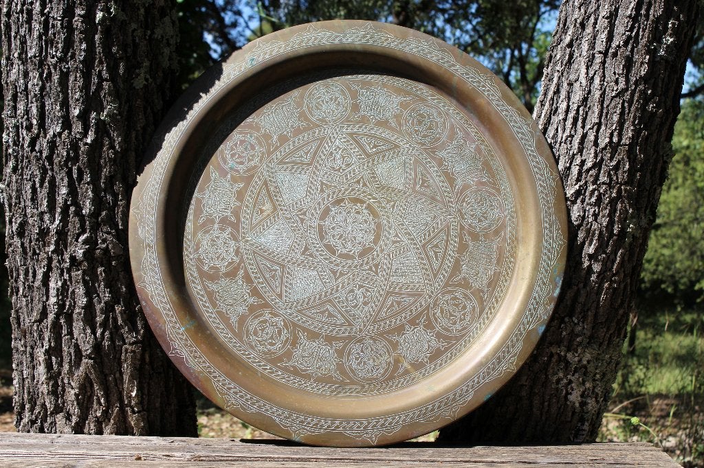 Brocante - Serie sierlijke koperen schalen!, Huis en Inrichting, Woonaccessoires | Schalen en Manden, Ophalen, Gebruikt, Schaal