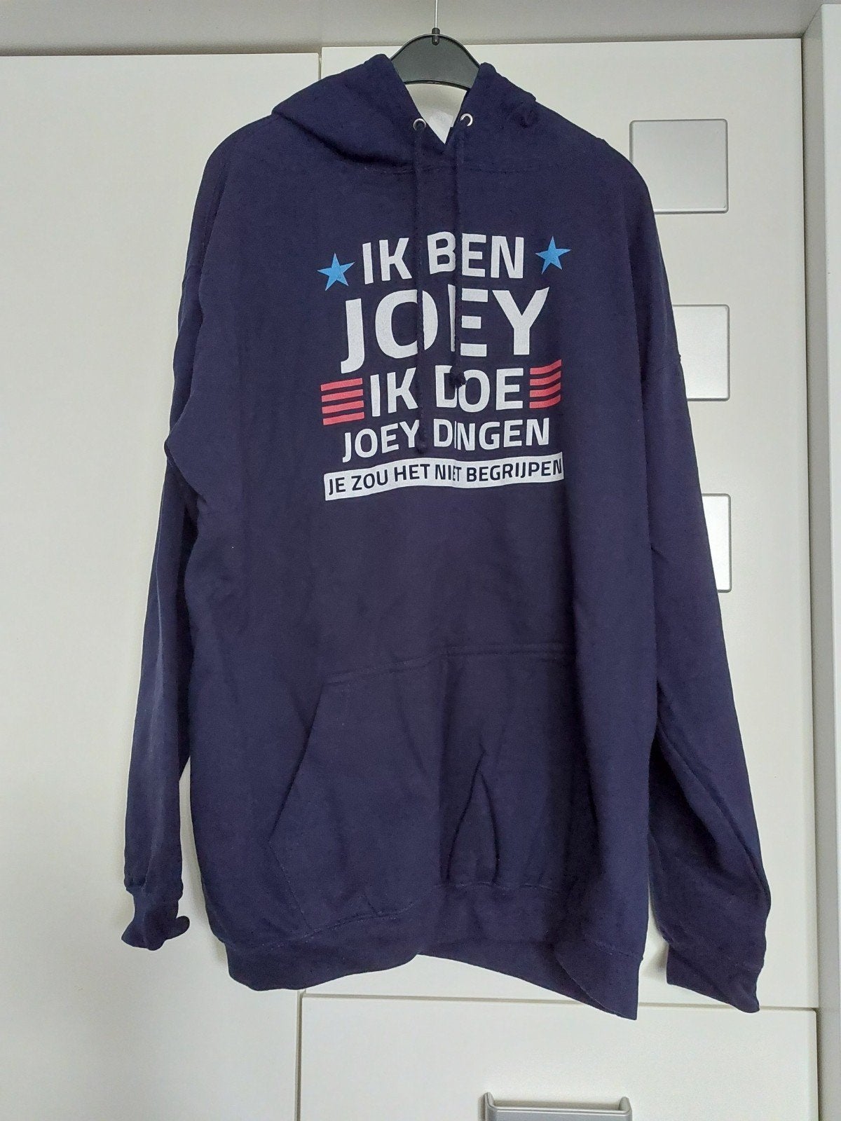 Donkerblauwe hoody maat XXL JOEY, Ophalen of Verzenden, Overige maten, Blauw