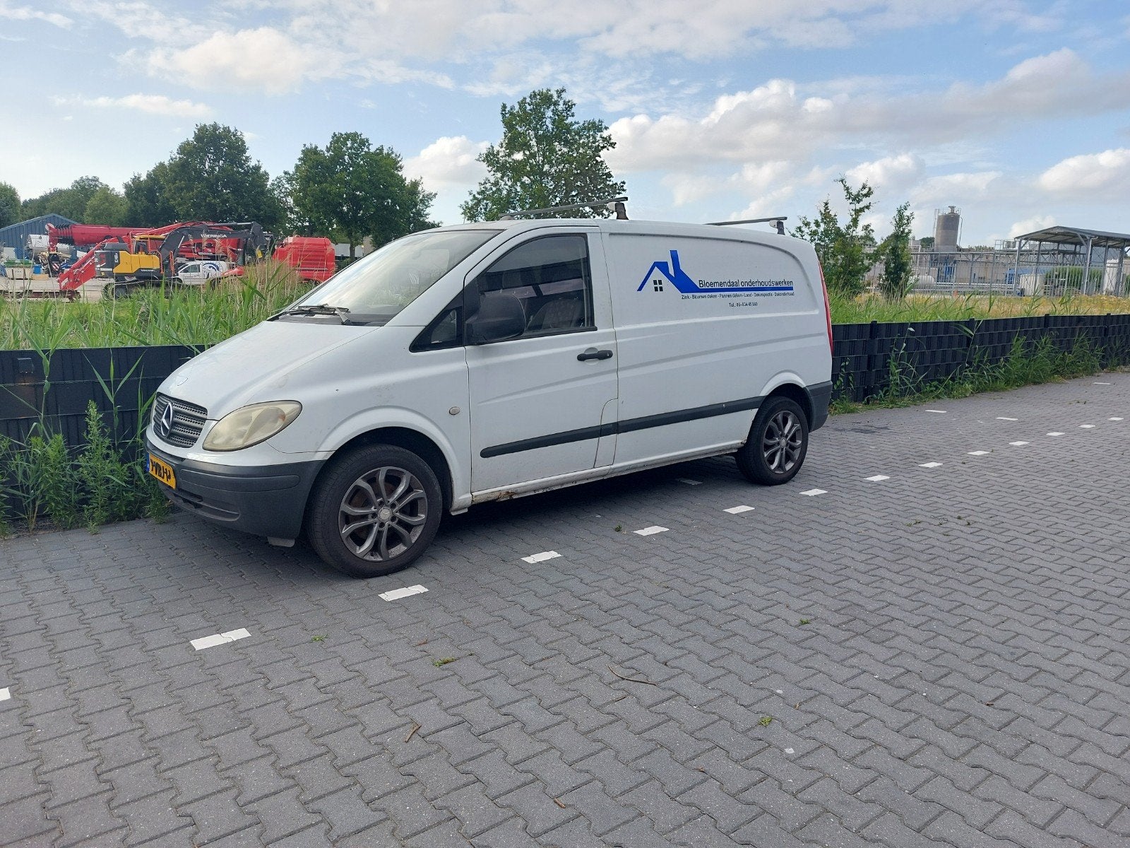 Mercedes-Benz Vito 2.1 CDI 109 2009 loop/sloop, Auto's, Zwart, Wit, Particulier, Euro 4