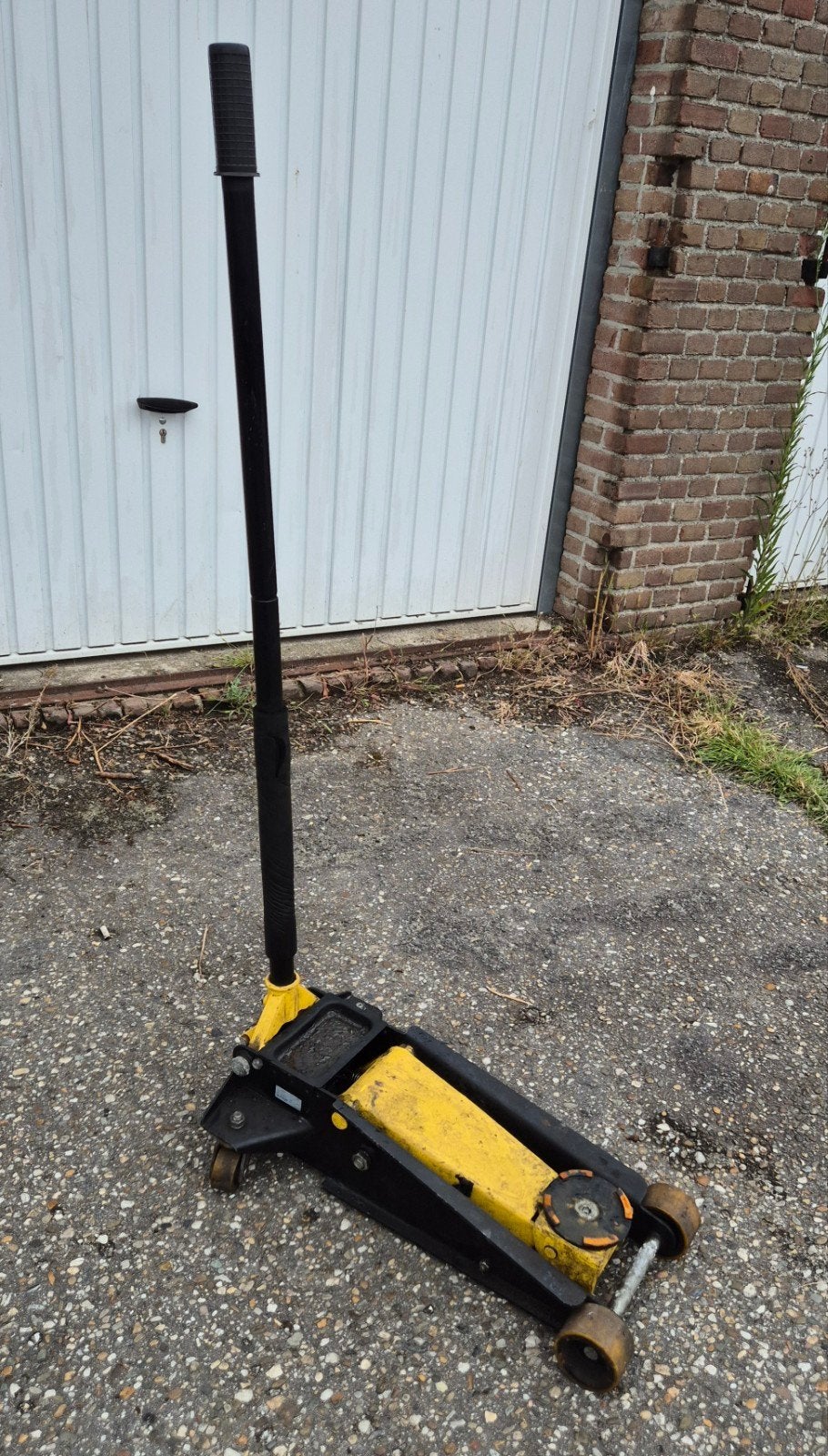 te koop degelijke garagekrik, Ophalen, Gebruikt, Hydraulisch, Garagekrik
