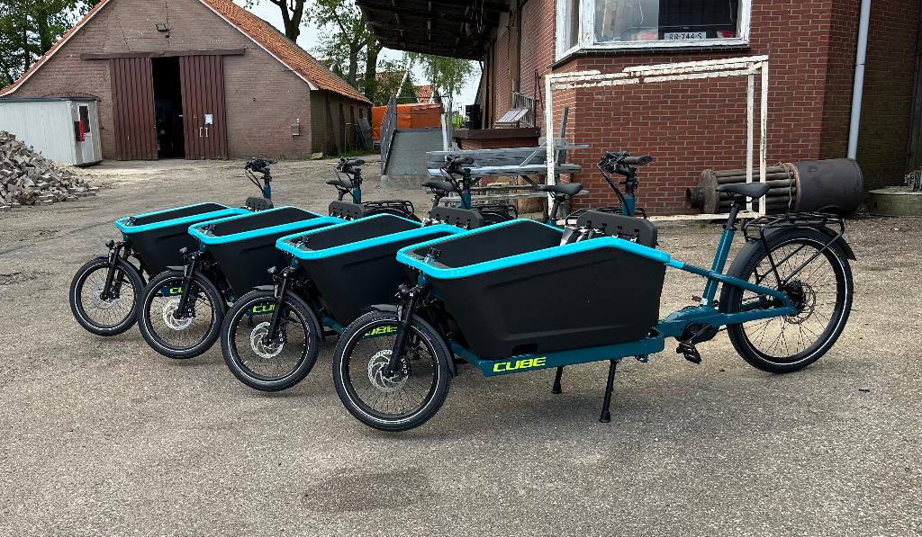 Nieuwe Cube Cargo Hybrid 500 – Elektrische Bakfiets, Fietsen en Brommers, Fietsen | Bakfietsen, 2 kinderen, Schijfrem, Ophalen