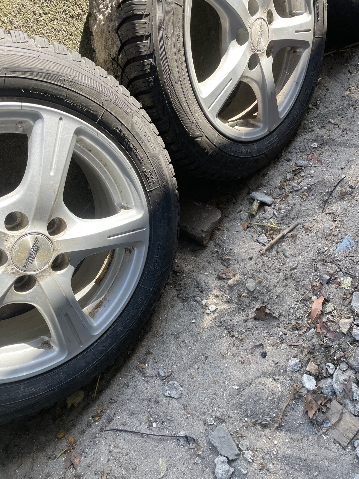 banden met velgen volkswagen, Ophalen, Gebruikt