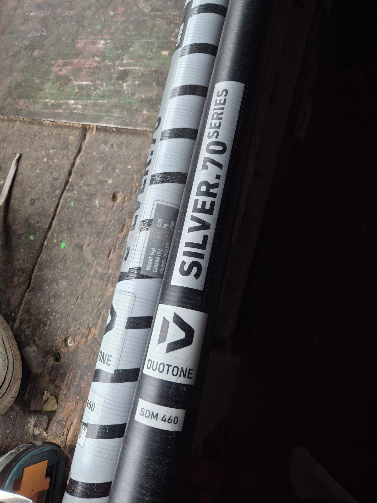 Duotone Silver.70 SDM 460 Mast Bovenstuk, Gebruikt, Mast, Ophalen of Verzenden, Deelbare mast