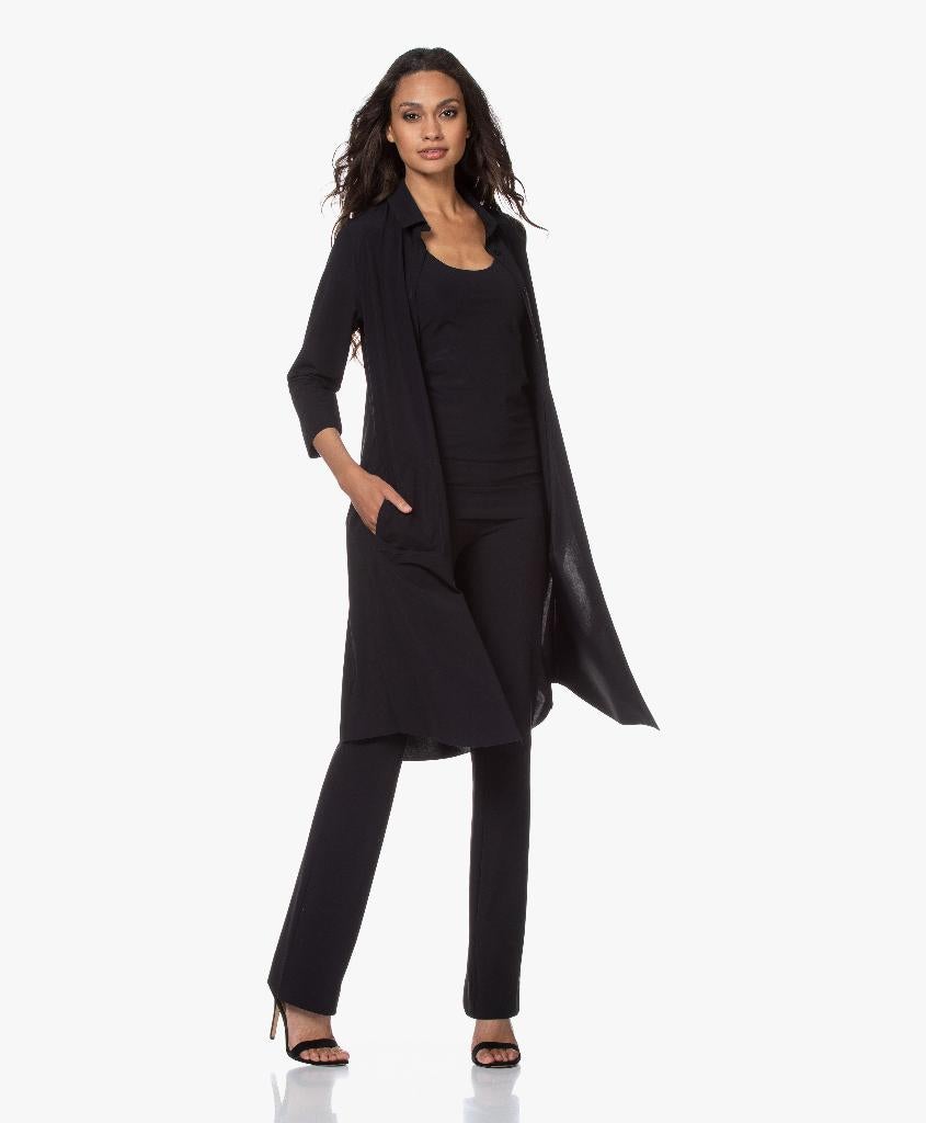 Jurk: Nog nieuw, Zisa blouse jurk van merk Japan TKY XS, Ophalen, Zwart, Nieuw, Maat 34 (XS) of kleiner