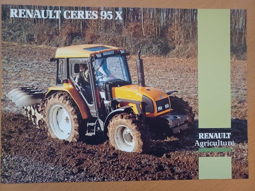 Folder Renault Ceres 95 X, Boeken, Verzenden, Gelezen, Tractor en Landbouw