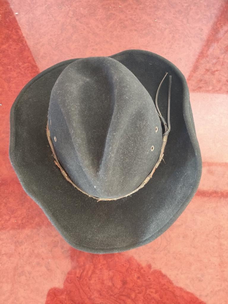 Stetson Cowboyhoed Zwart - Gedragen, Hoed, Stetson, Ophalen of Verzenden, Gedragen