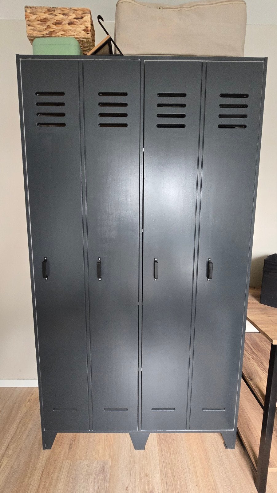 Woood 2-deurs lockerkast Stijn, Ophalen, Met deur(en), 100 tot 150 cm, Woood