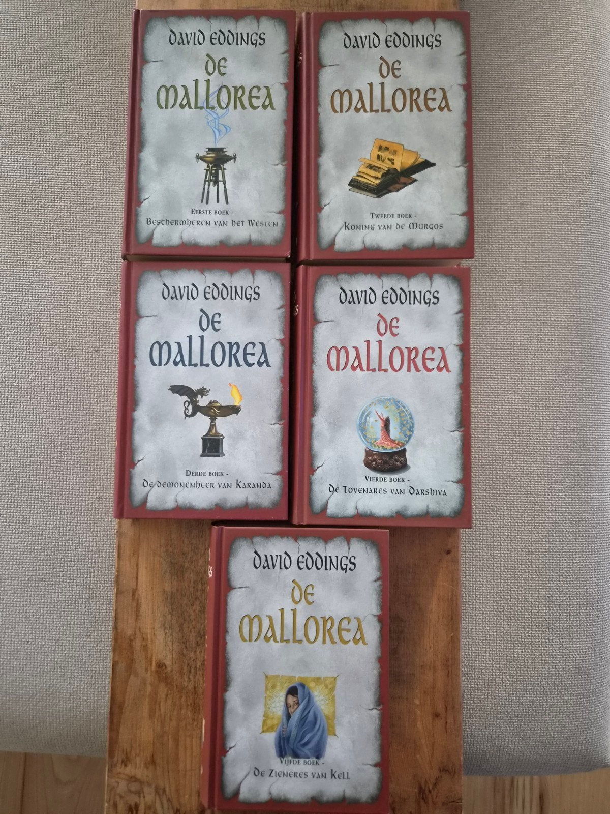 De Mallorea-serie compleet - David Eddings (hardcover), Boeken, Ophalen of Verzenden, Gelezen, David Eddings