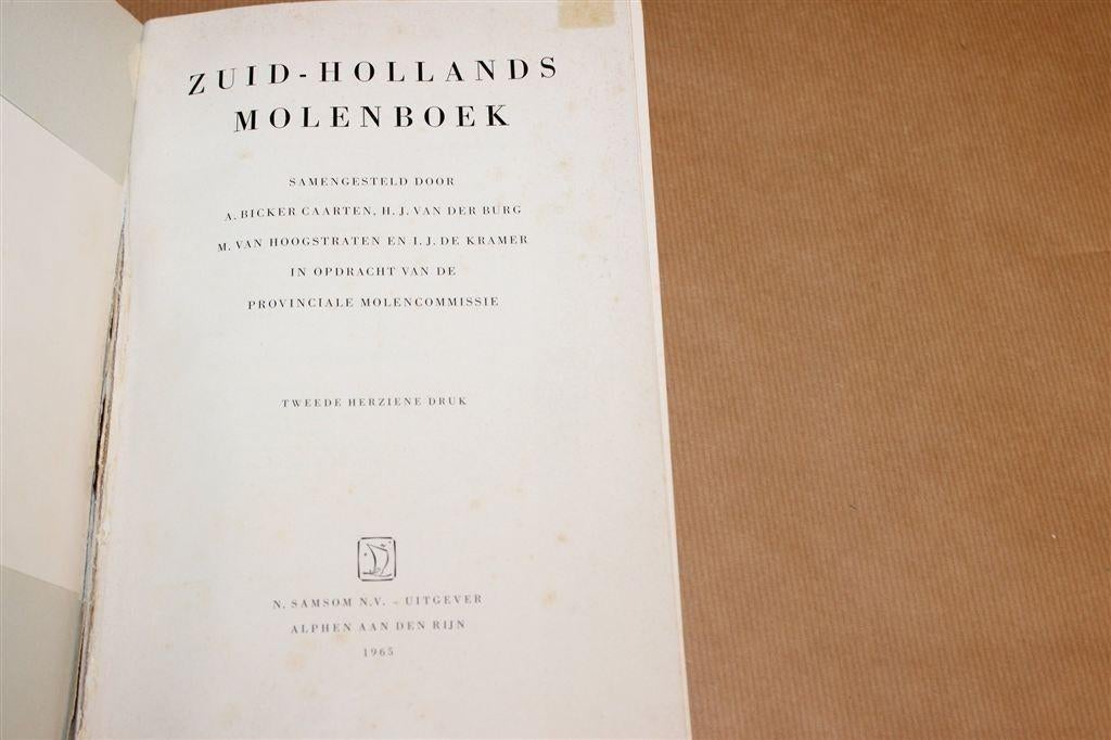 Zuid-Hollands Molenboek —Vintage Boek 1965, Boeken, Ophalen of Verzenden, Gelezen