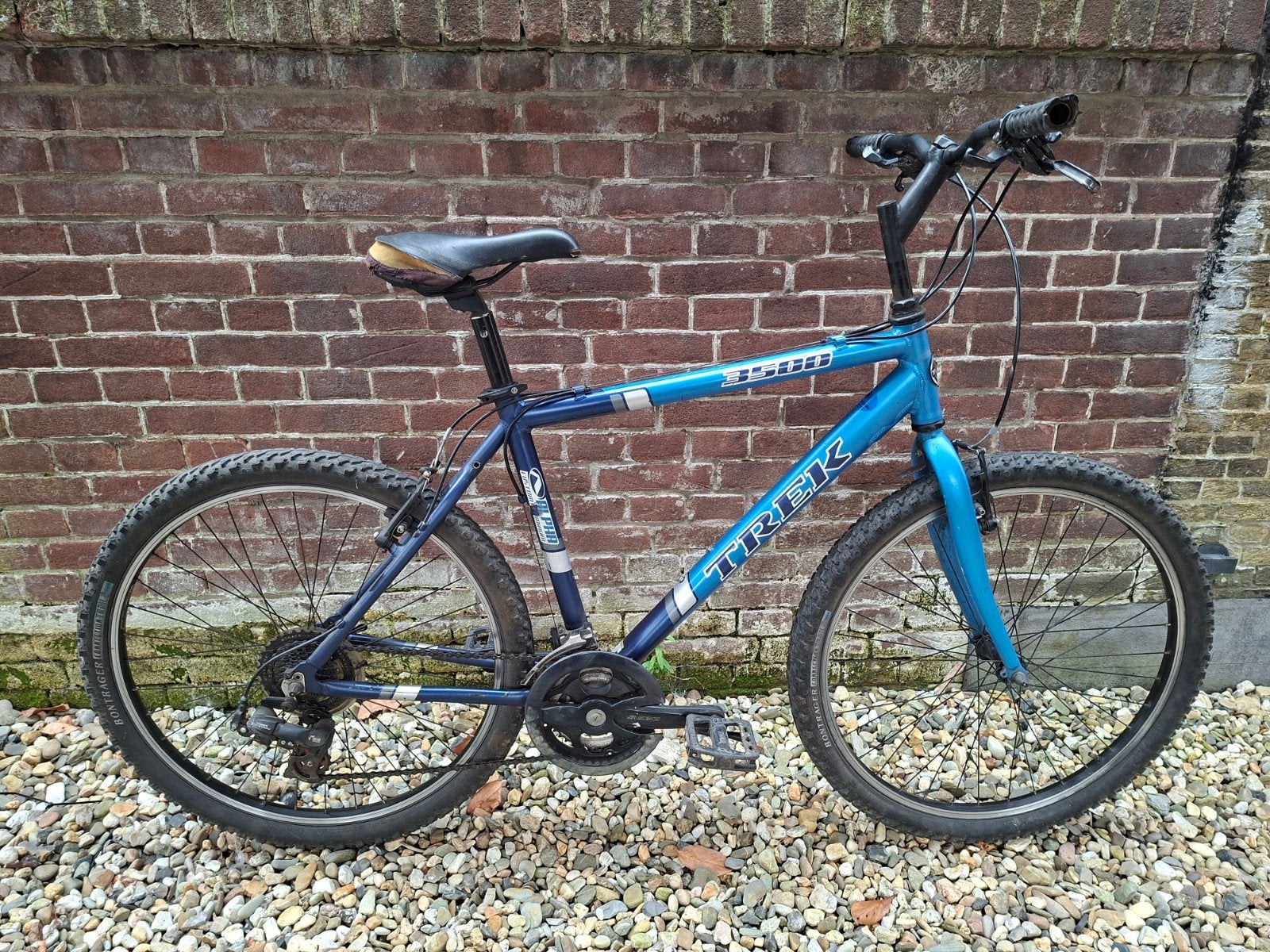 Herenfiets Trek stadsfiets - opknapper, Fietsen en Brommers, Fietsen | Heren | Herenfietsen, Gebruikt, Velgrem, Versnellingen