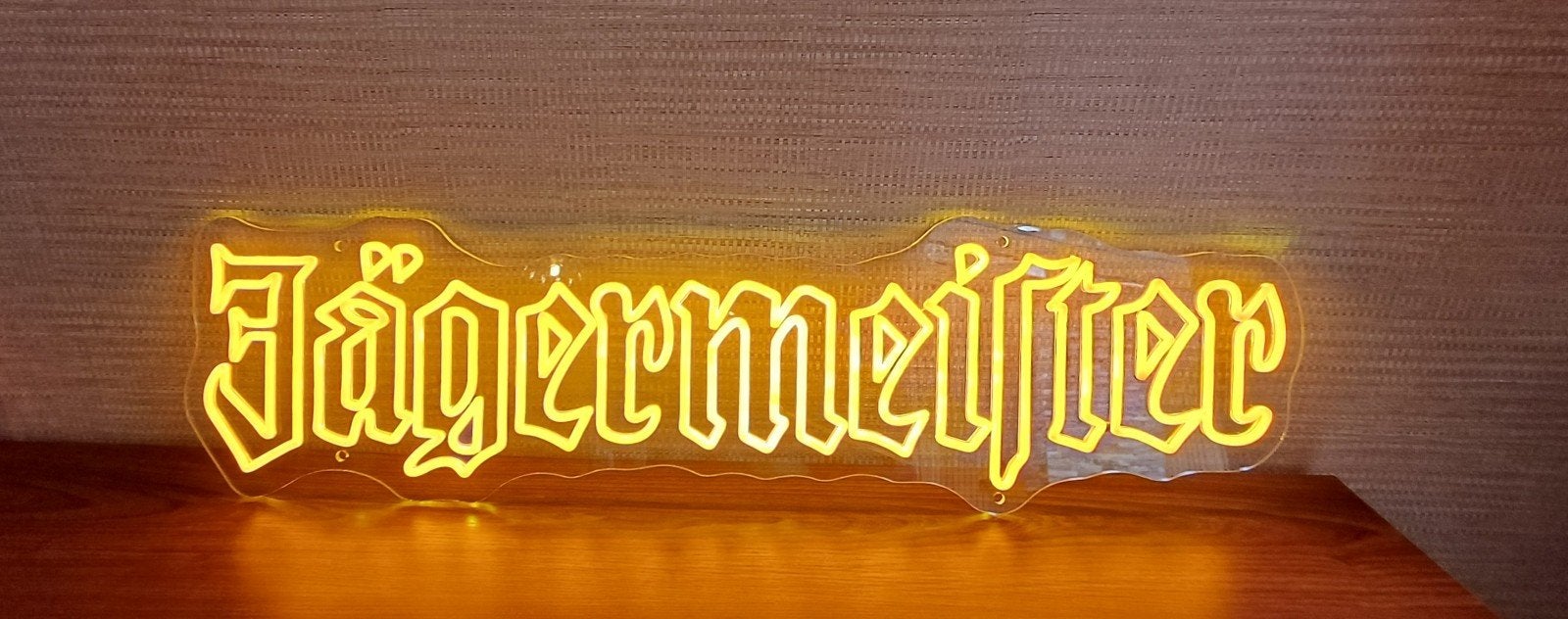 neon jagermeister voor een mancave of keet, Ophalen of Verzenden, Nieuw