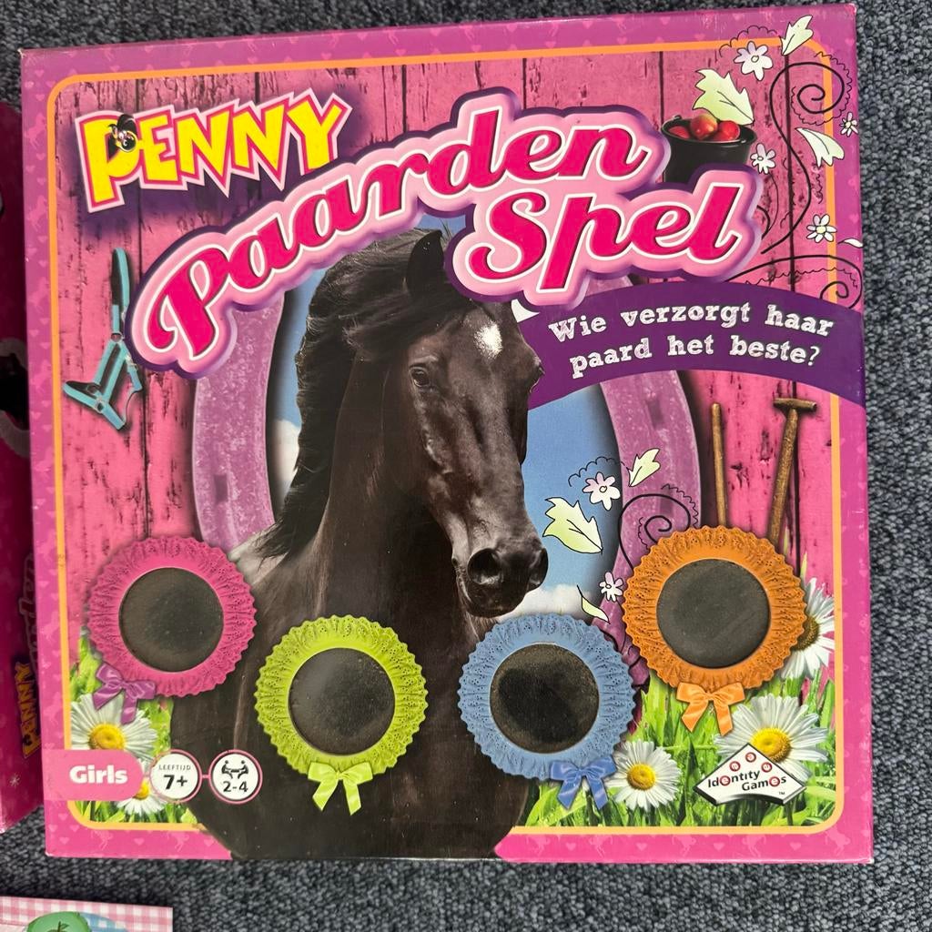 Penny Paarden Spel - Leuk familiespel!, Hobby en Vrije tijd, Gezelschapsspellen | Bordspellen, Een of twee spelers, Ophalen of Verzenden