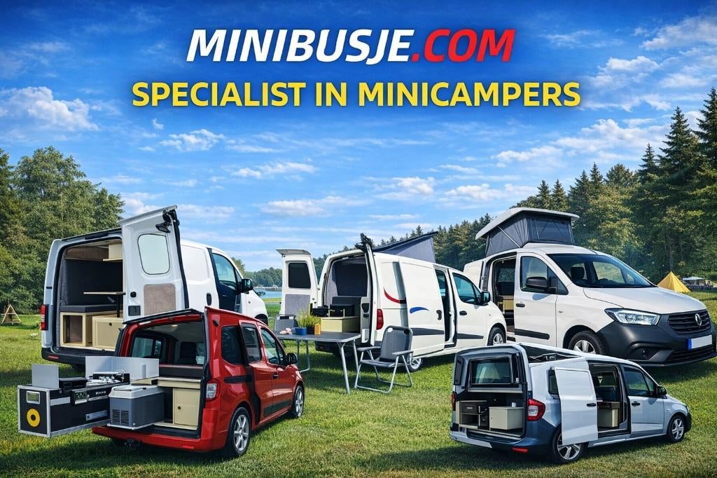 Specialist in Minicampers op benzine!, Overige merken, Buscamper of Camperbus, Tot en met 2, Particulier