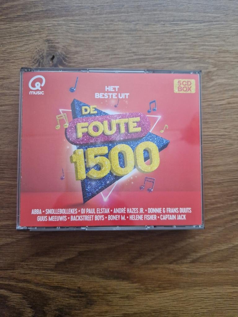 Het beste uit de foute  1500 qmusic, Verzenden, Zo goed als nieuw, Pop