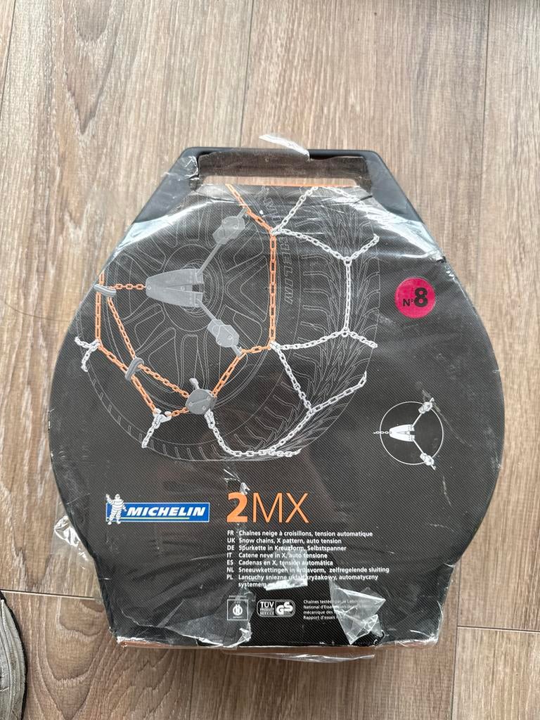 Michelin 2mx sneeuwkettingen - Nieuw in verpakking, Auto diversen, Sneeuwkettingen, Nieuw, Ophalen of Verzenden