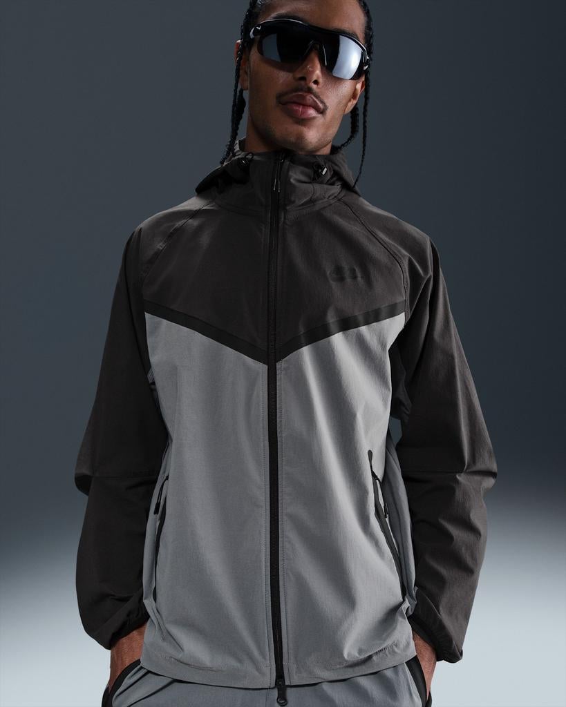 Nike Tech Geweven Jack Heren - Grijs/Zwart (diverse maten), Maat 46/48 (XL) of groter, Nike, Nieuw, Ophalen of Verzenden