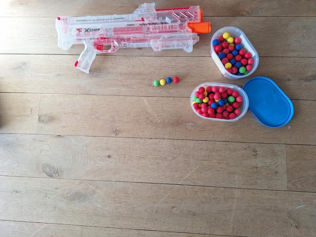 Nerf X-Shot Pistool met balletjes, Ophalen of Verzenden, Gebruikt, Jongen of Meisje