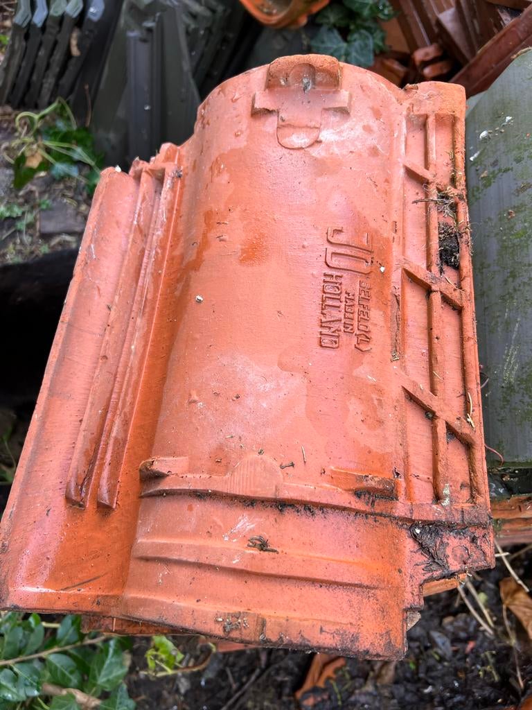 Dakpannen van JD Holland, Ophalen, Gebruikt, Steen of Klei, 5 tot 10 m²