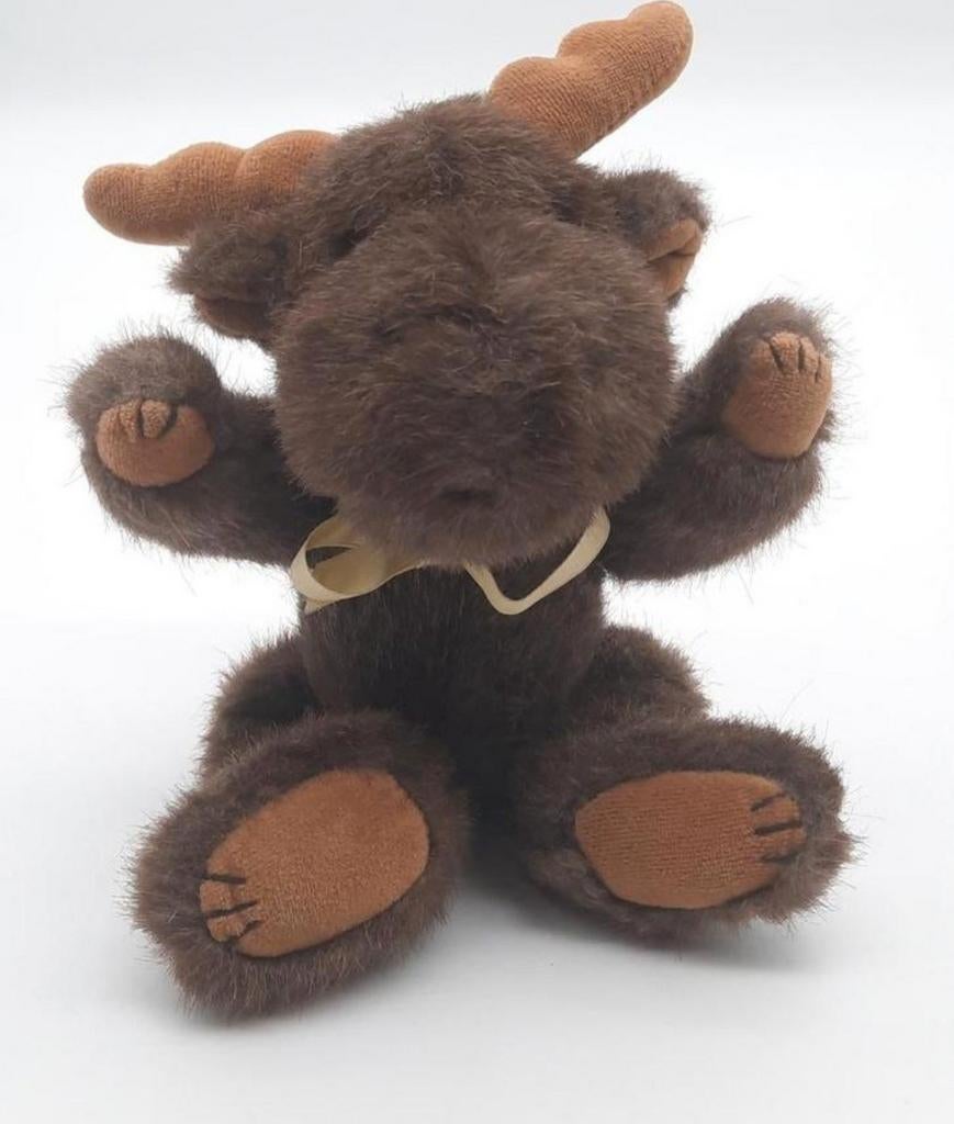 Eland / Moose knuffel Mary Meyers 1993 ca. 28cm lang, Ophalen of Verzenden, Zo goed als nieuw, Overige typen
